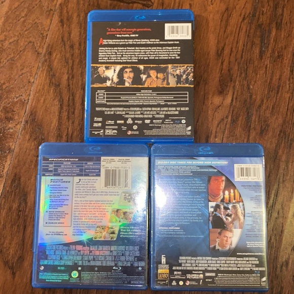 Set of 3 Blu-Ray DVD bundle movies Hook, Wild Hogs, & The Patriot​ - Picture 3 of 6